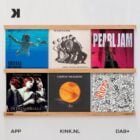 Het bamboe KINK FM vinyl frame