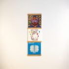 Vinyl frame naturel caramel met 3 platen